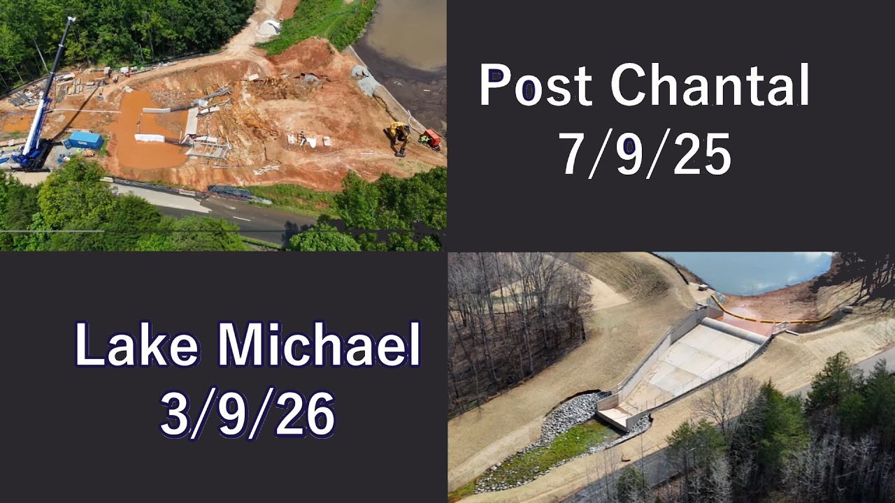 Lake Michael, Before & After - Mebane, NC