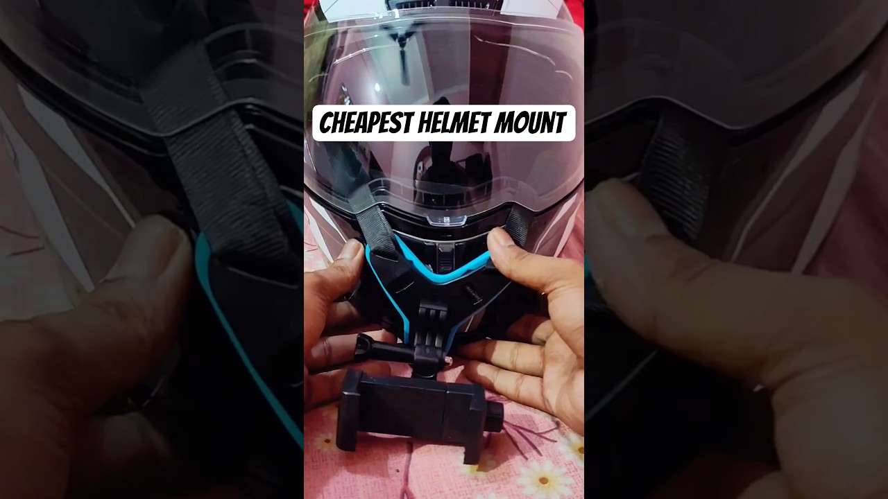 How to mount mobile on helmet | mount for GoPro | #shorts #shortvideo #ytshorts #trending #viral #yt