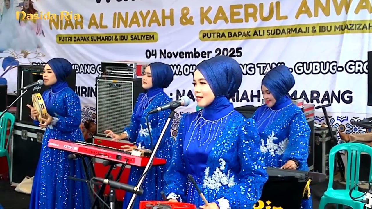 PENGANTIN BARU - NASIDA RIA VOC HJ NURJANNAH LIVE GROBOGAN I QASIDAH LEGEND