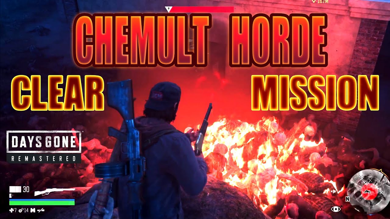 DAYS GONE REMASTERED : CLEAR CHEMULT HORDE MISSION ⚠️🧟&zwj;♂️
