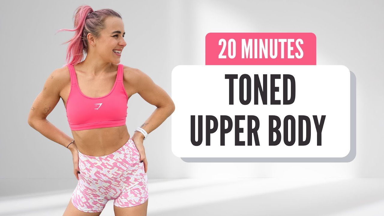 20 MIN TONED UPPER BODY // (dumbbells) INTENSE & LOW IMPACT