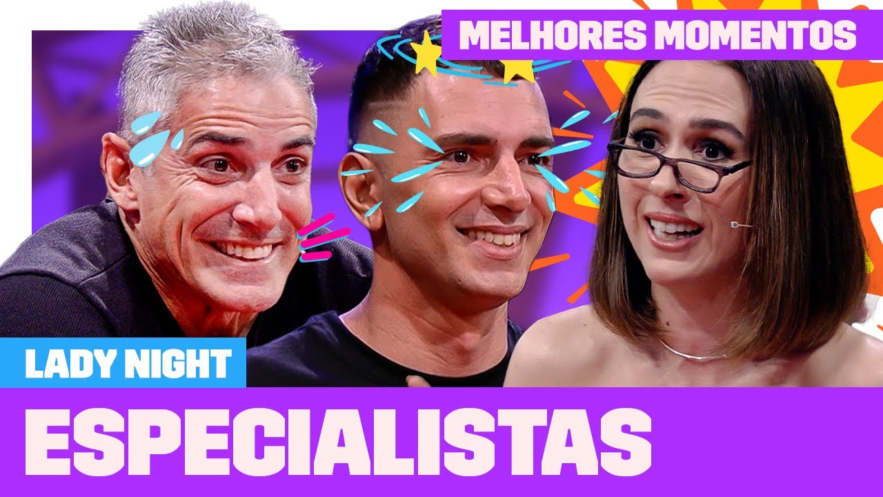 Ginasta, surfista e os MELHORES ESPECIALISTAS no Lady Night 💥 | Melhores Momentos | Humor Multishow