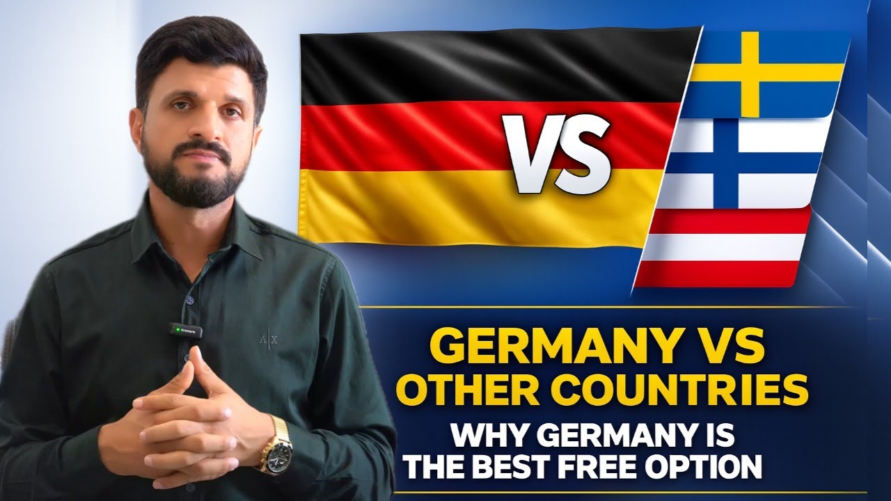Study in Germany vs Other Countries 2025 | Fees, Visa, PR, Spouse, Work Rules Comparison