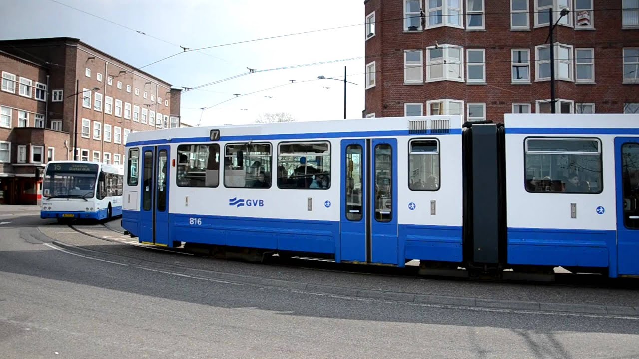 Omleiding tram, lijn 7 Mercatorplein / diversion tram 7, Amsterdam