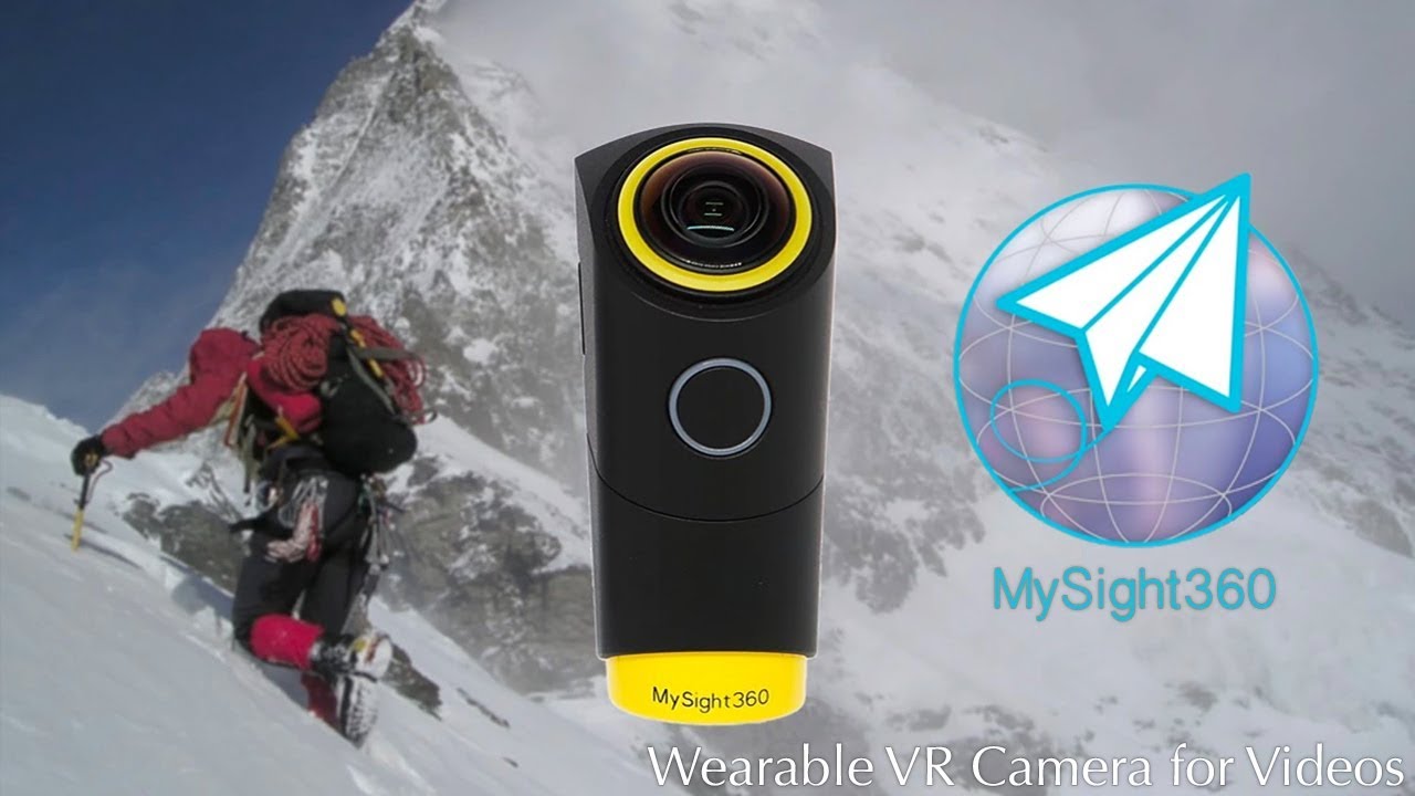 MySight360 - Wearable VR Camera | Features 4K Stable Video and Continuous 15 hrs Video Recording