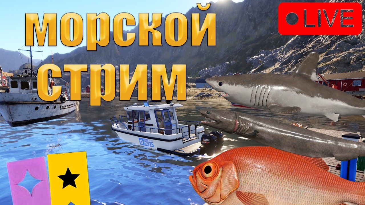 🔴ПРЯМОЙ ЭФИР В РУССКАЯ РЫБАЛКА 4/МОРЕ ВЕСЬ СТРИМ!💰