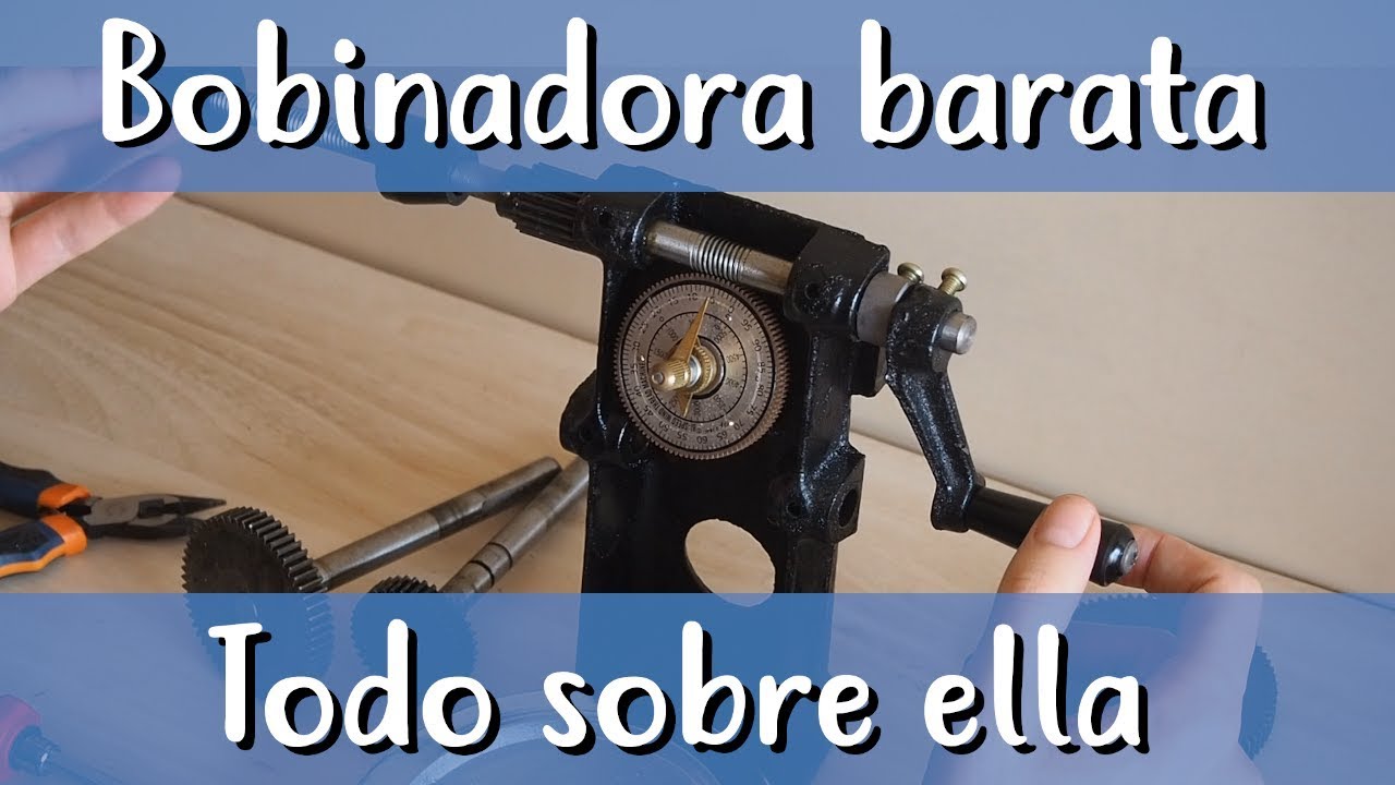 Bobinadora barata y su manejo