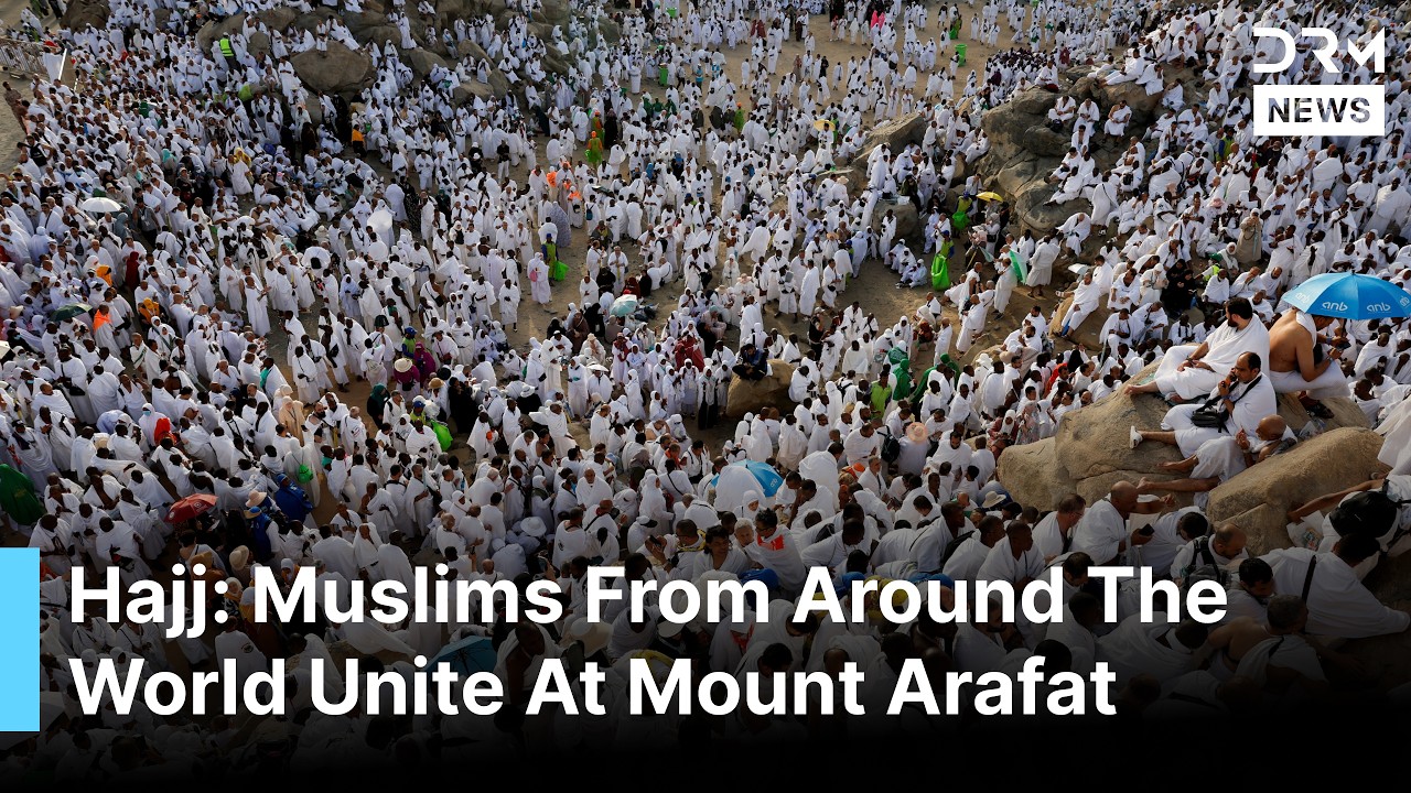 Hajj 2026: Millions Of Muslim Pilgrims Gather At Mount Arafat For Hajj&rsquo;s Holiest Day | AK1G