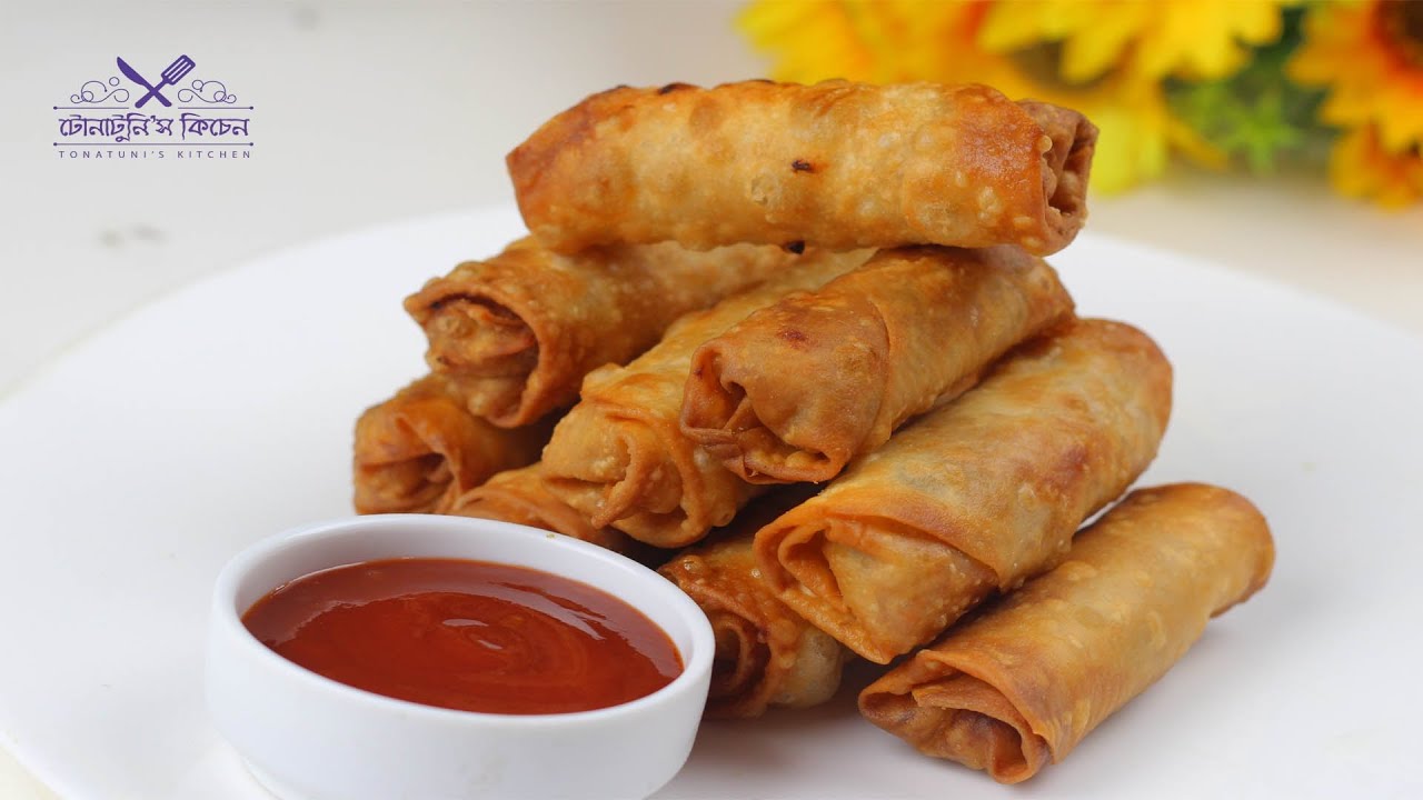 Easy Vegetable Spring Rolls | Homemade Veg Spring Rolls Recipe | How to Make Vegetable Spring Rolls