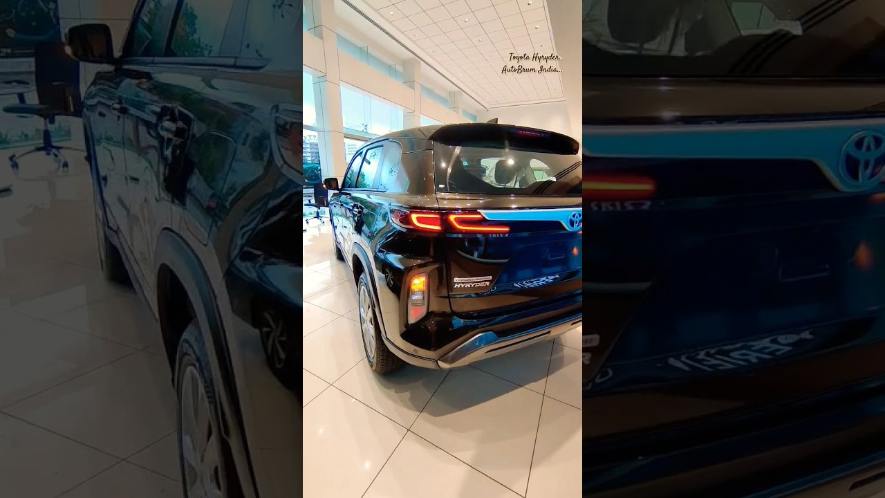 All New Toyota Urban Cruiser Hyryder 2023 | Mini Fortuner | Rear Styling. #toyota #hyryder #suv