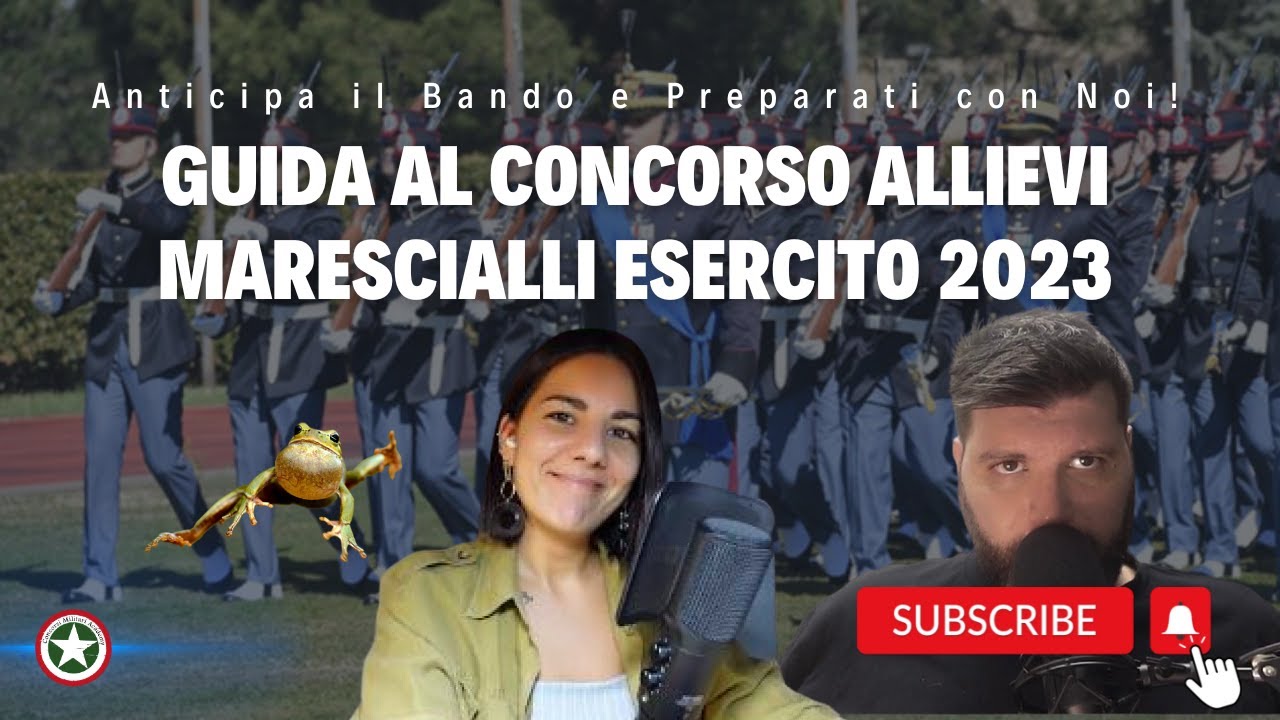 Guida al Concorso Allievi Marescialli Esercito 2023: Anticipa il Bando e Preparati con Noi!