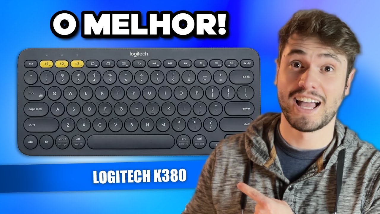 Esse é o MELHOR teclado sem fio que existe? - Logitech K380