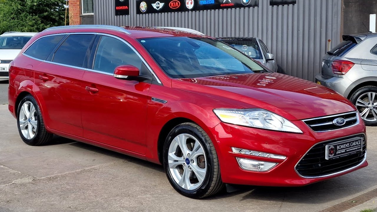 2013 (63) Ford Mondeo Titanium X Business Ed 2.0TDCi 5Dr in Candy Red. 88k Miles. 9 Services. £7500