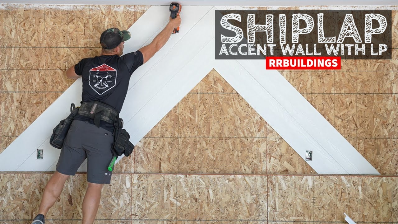 Making a Shiplap Accent wall with LP Smartside: OMG 18