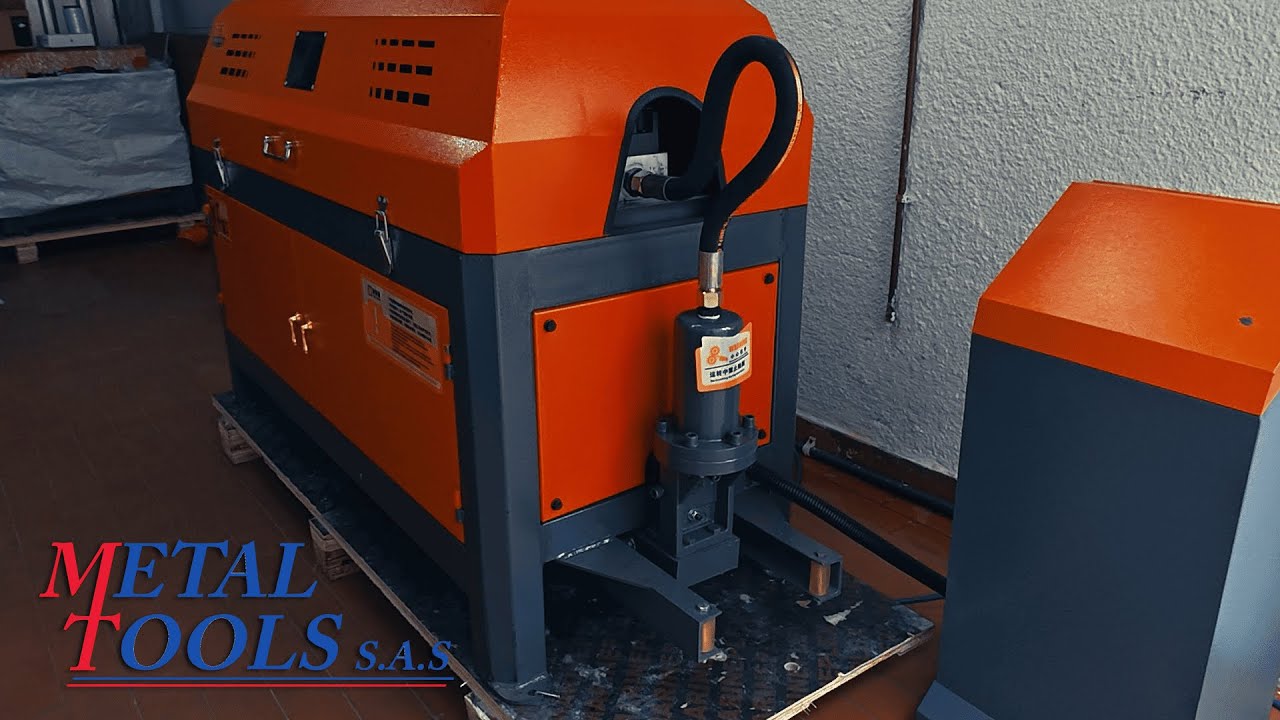 Enderezadora y cortadora automática de varilla: guía de inicialización completa