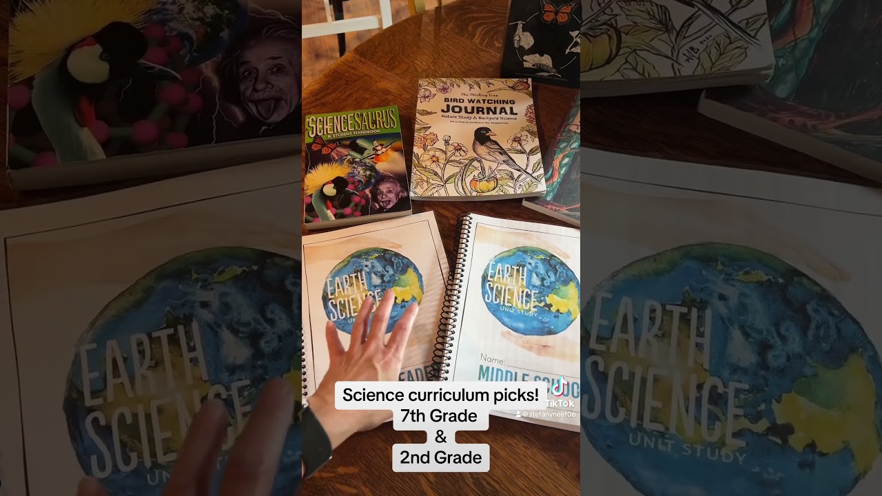 Science curriculum for my 7th & 2nd grader for 24-25 school year. #homeschooling #homeschoolplanning