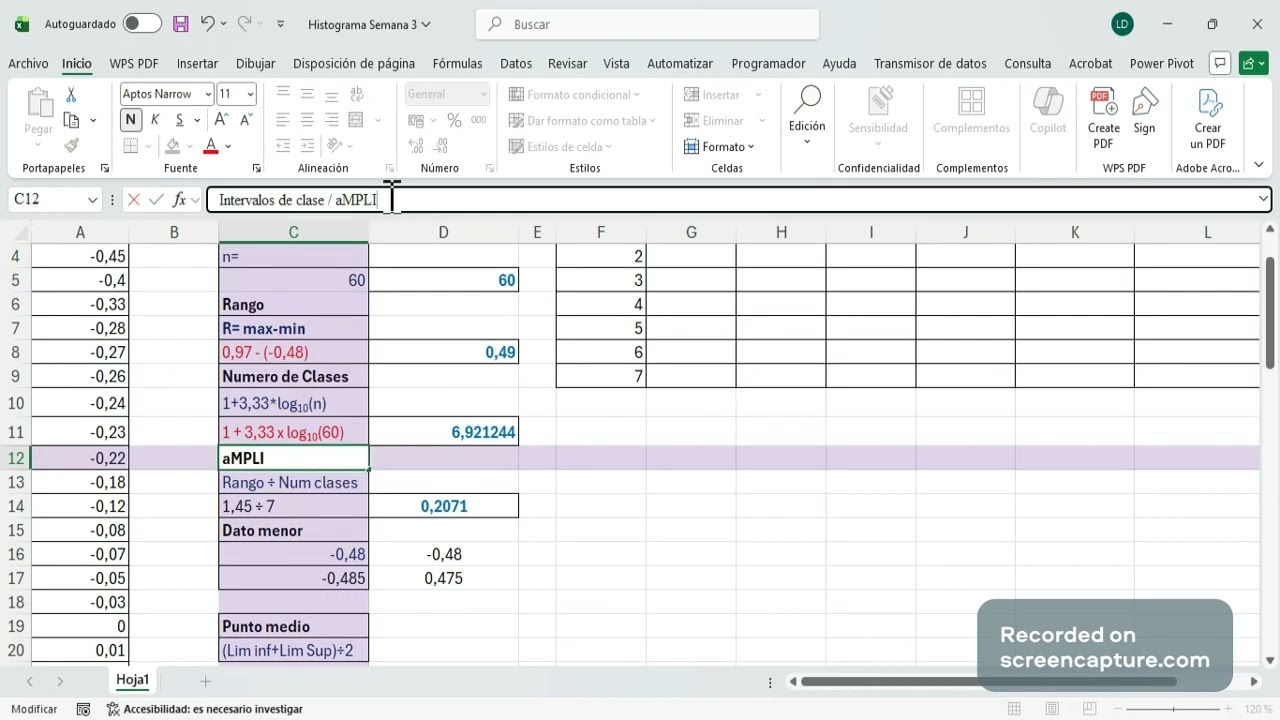 Estadistica Semana 3 Modulo 2 IPEA EXCEL