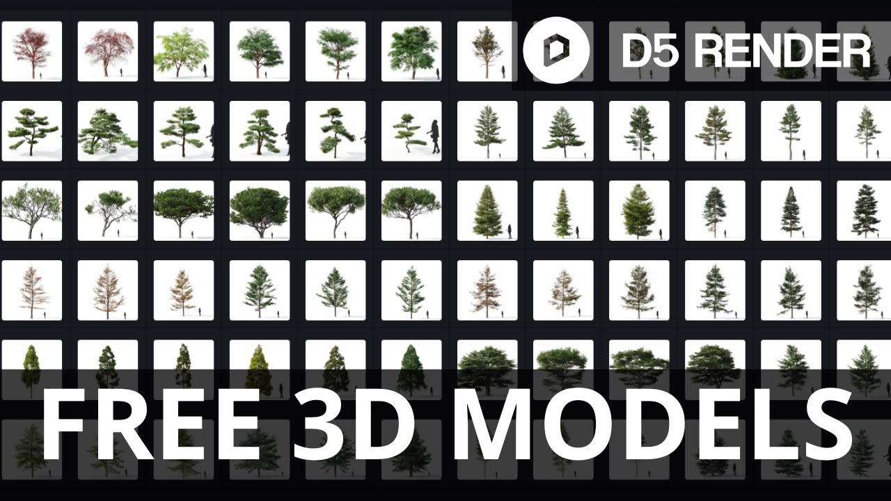 Free 3D Models for D5 Render | Бесплатные модели для d5 render | D5 Render