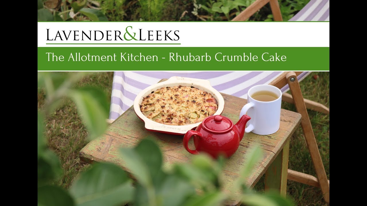 The Allotment Kitchen - Rhubarb Crumble Cake