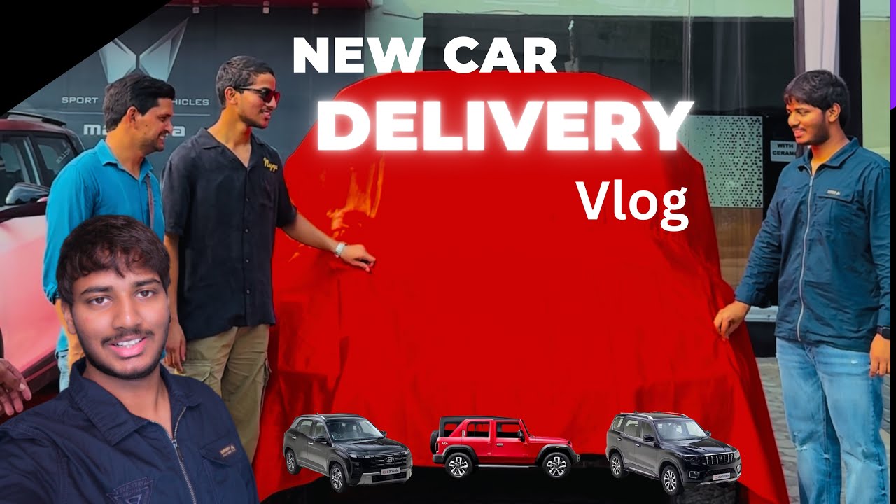finally 🔥Taking Delivery of My THAR ROXX Top Model 4X4 Auto