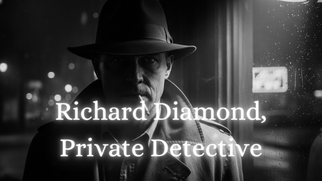 Richard Diamond, Private Detective  “Thomas Jason Case”  Classic Radio Noir