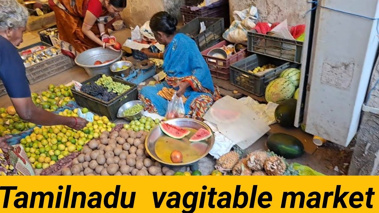 Tamilnadu vajitable market  #bahirarjibon 