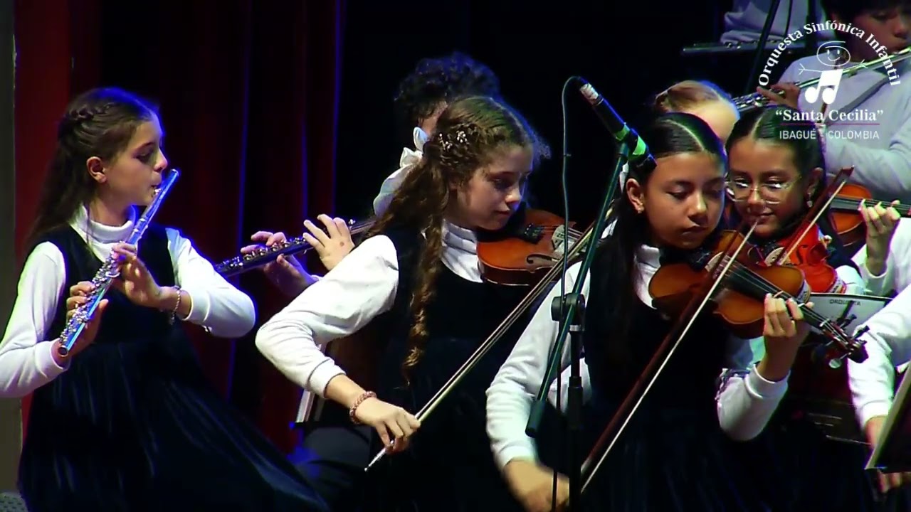 ACUARELA BAILABLE Tico Tico - Aquarela do Brasil - La Bamba. Orquesta Infantil Santa Cecilia 2025