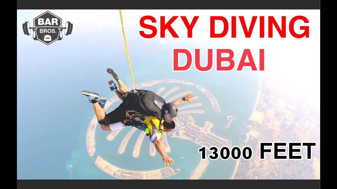 SKY DIVING IN DUBAI | The Muscular Tourist