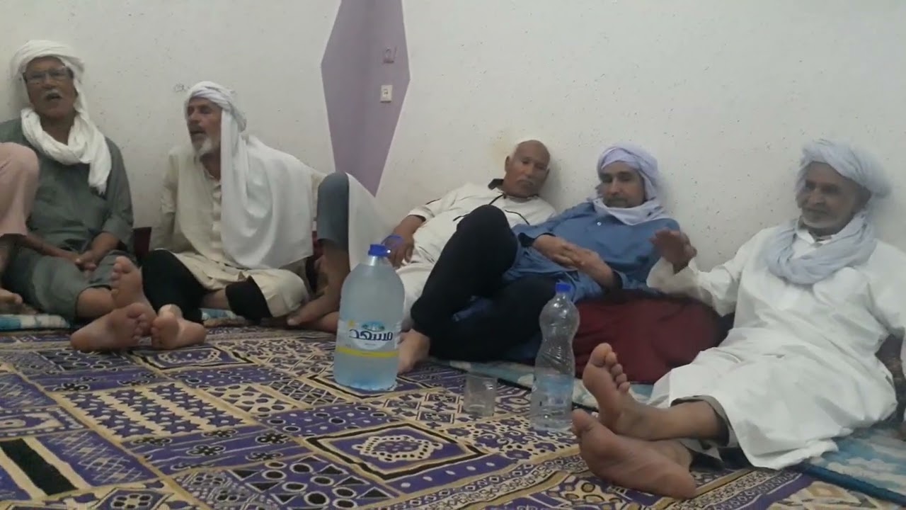 جلسة شعرية عند شيخ امحمد بن عثمان