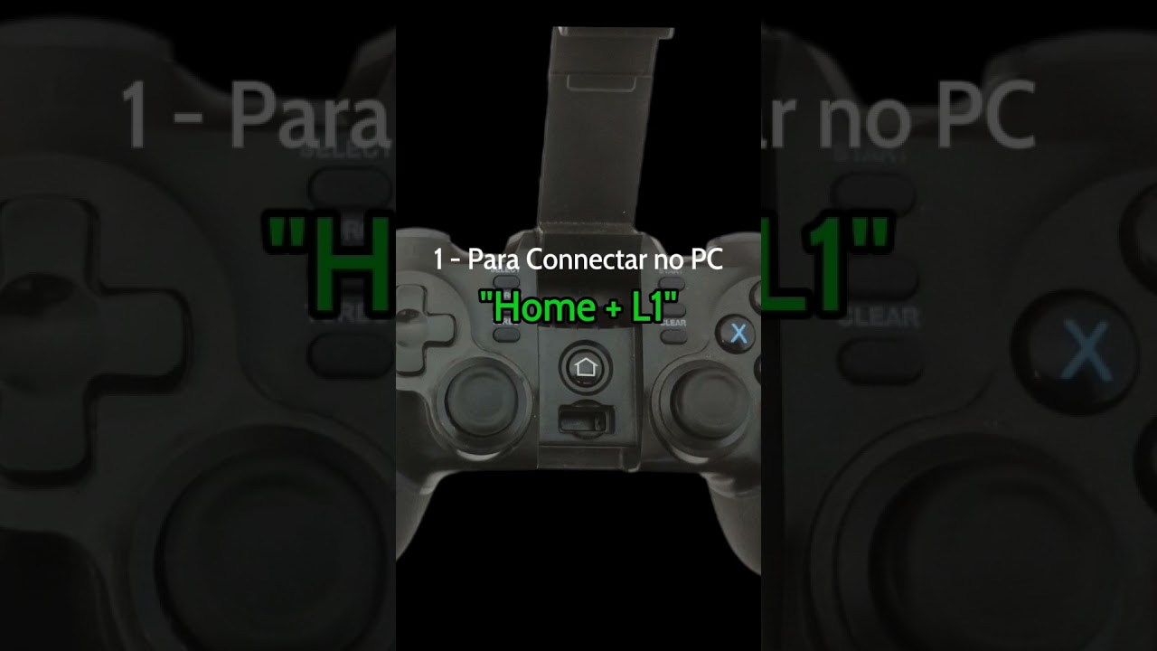🎮CONTROLE IPEGA 9076 COMO CONECTAR CELULAR/TV/PC #shorts link na descri&ccedil;&atilde;o