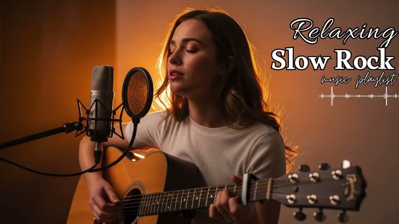 After Midnight Slow Rock Night Playlist Mix 🎶 Calm Guitar Songs to Unwind