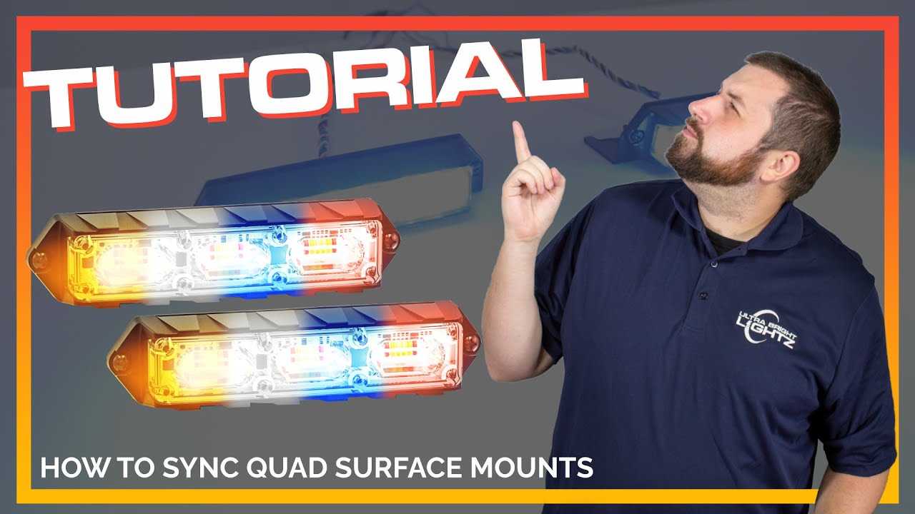 How to Sync Feniex Quad Surface Mounts || Tutorial