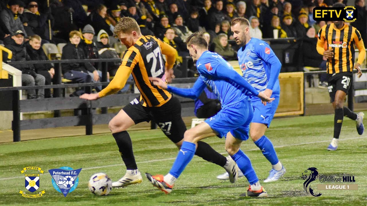 HIGHLIGHTS | East Fife 0-1 Peterhead
