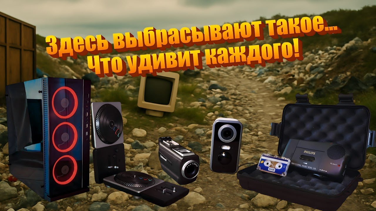 Свалка или шпермюль?! /Часть 2/ Нашел компьютерные запчасти и собрал ПК