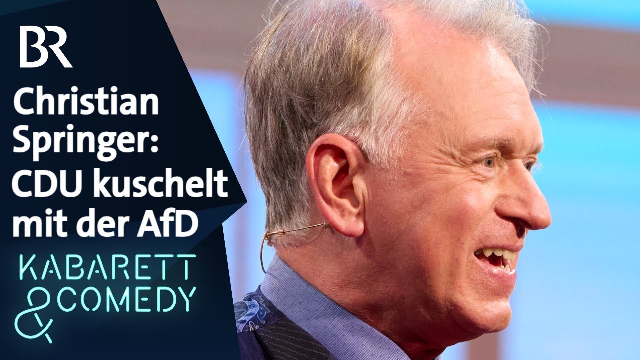 Christian Springer: Kuschelkurs der CDU mit der AfD | Nachsitzen mit Christine Eixenberger | BR