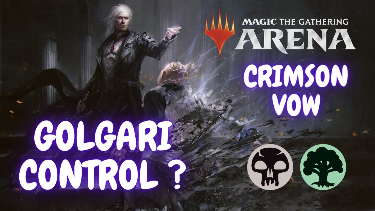 Колода Голгари контроль / Golgari control deck. MTG arena / мета 2021