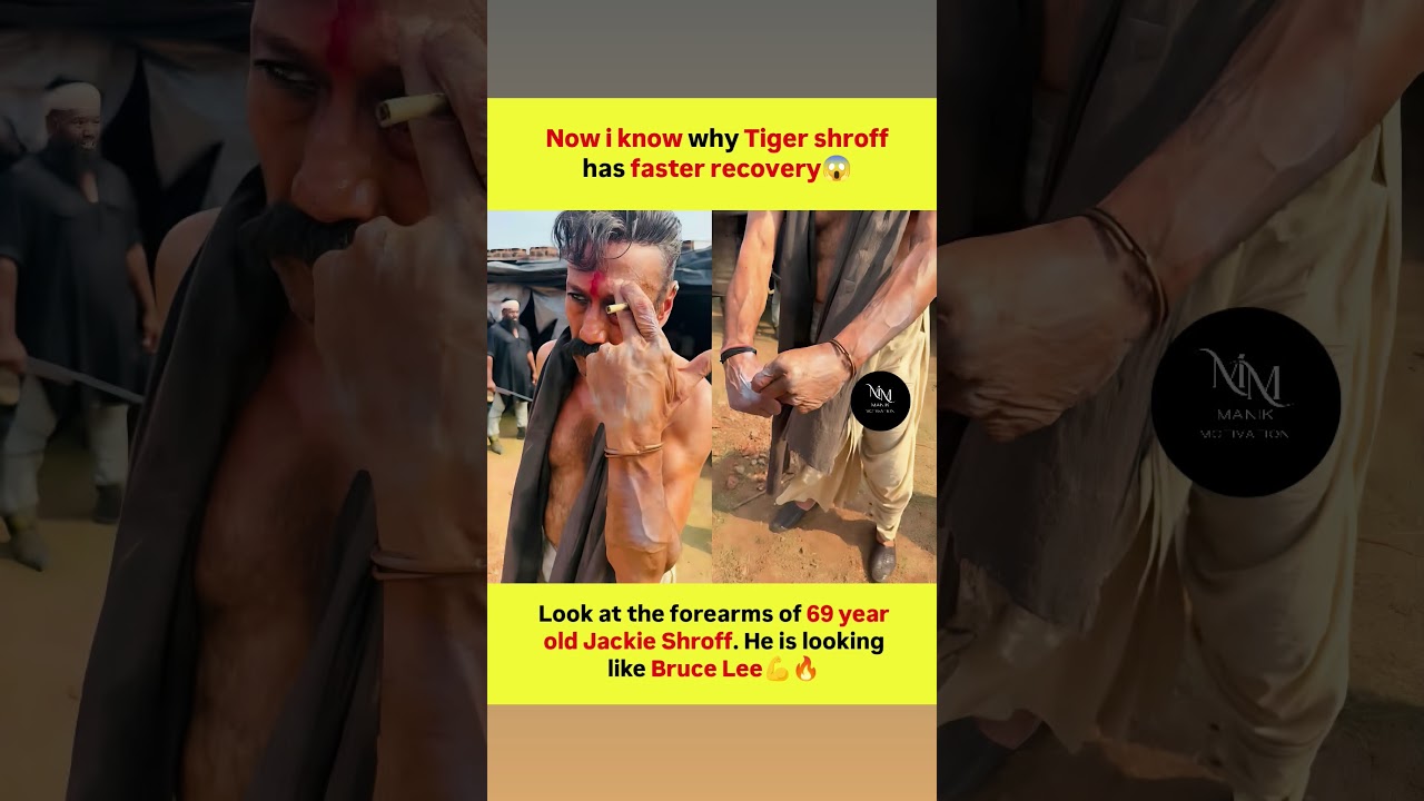 Jackie Shroff at 69 😱 Insane Forearms & Fitness! Looking Like Bruce Lee 💪🔥#shorts #viral #foryou