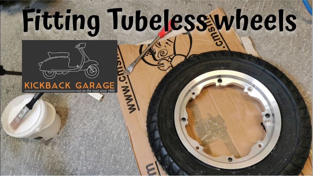 Fitting tubeless tyres #kickbackgarage