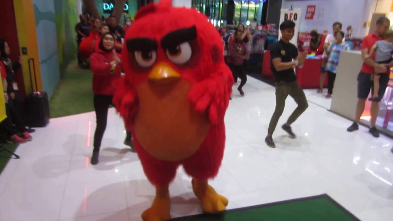 Angry Birds Activity Park Komtar JBCC. Red Dancing. Johor Bahru Malaysia