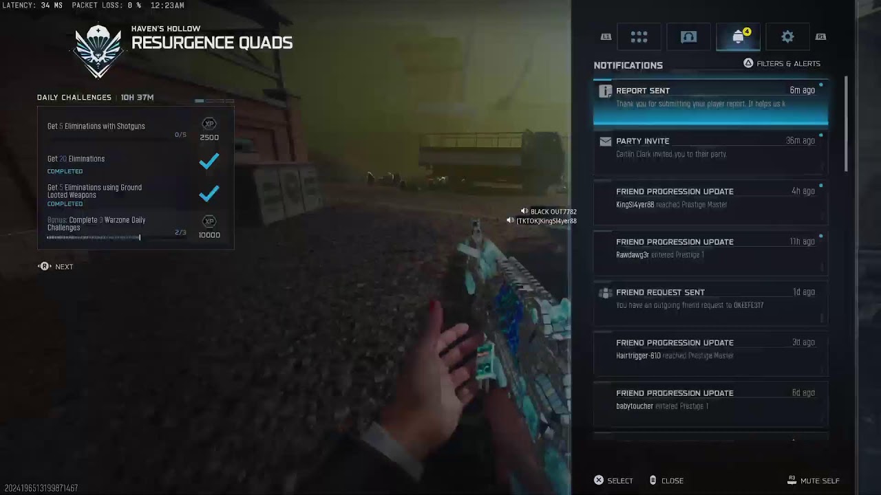 Tap in pushing for 3000 watch hours warzone gameplay😈rank random fills