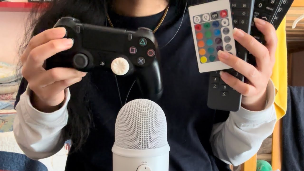 ASMR Button and Controller Clicking Sounds
