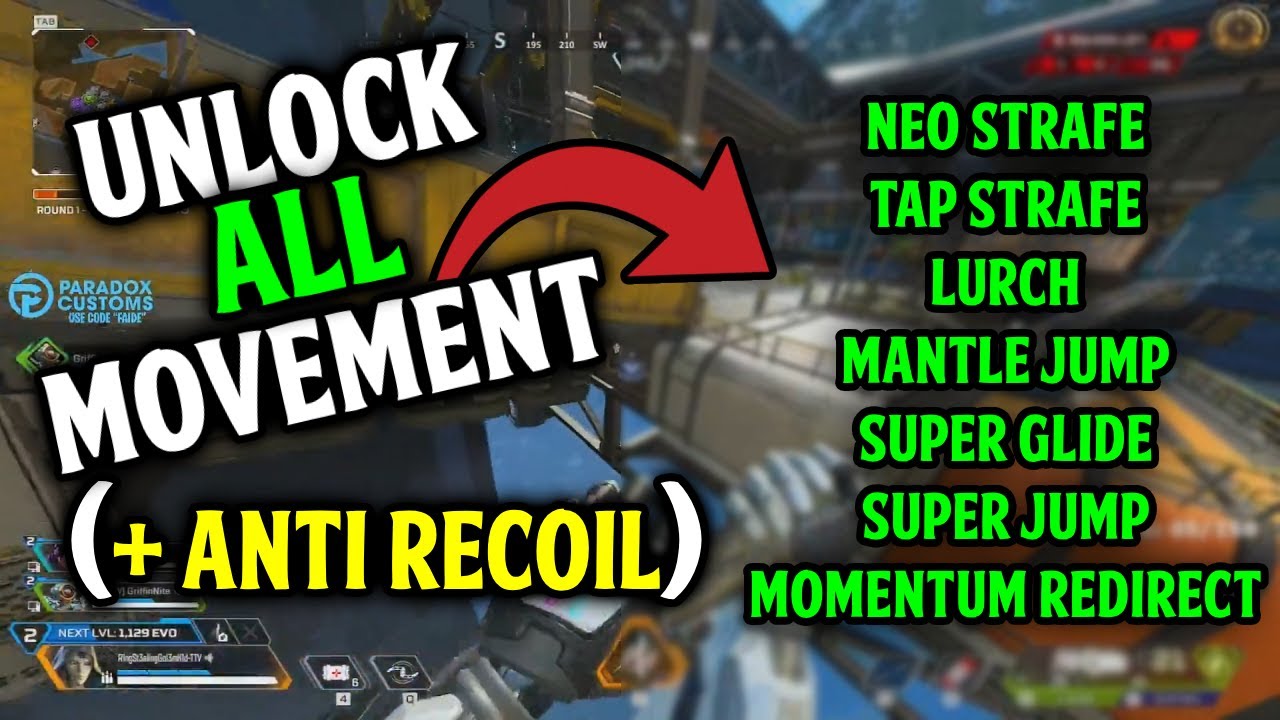 Apex Neo Strafing Config [auto neo strafe, tap strafes, mantle jump, lurches]
