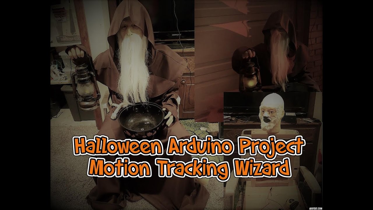 Halloween Arduino Project: Motion Tracking Wizard