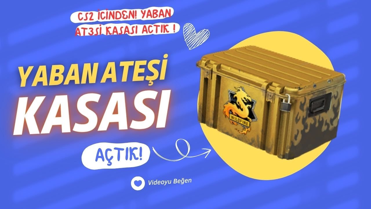 #cs2 YABAN ATEŞİ KASASI ACTIK HEMDE BOL BOL :D 50X
