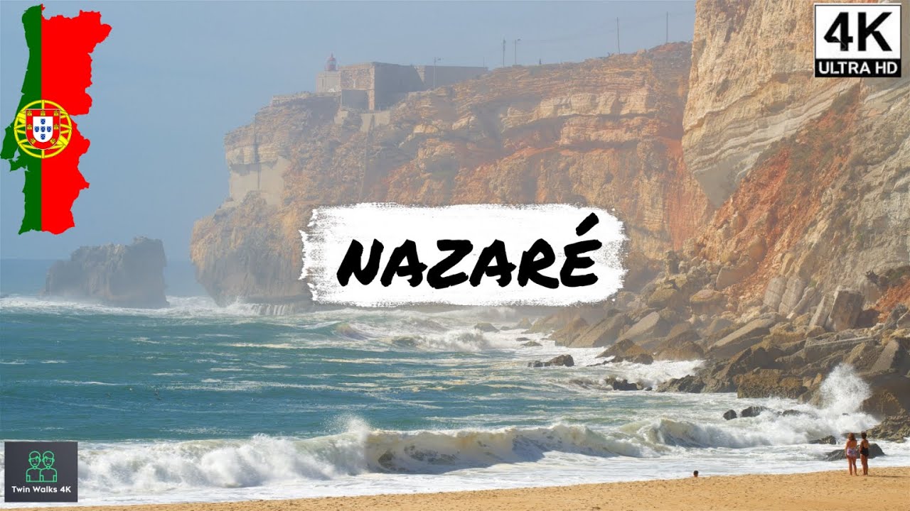 🇵🇹 NAZARÉ | PORTUGAL | 4K | A walking tour through the Giant Waves Paradise