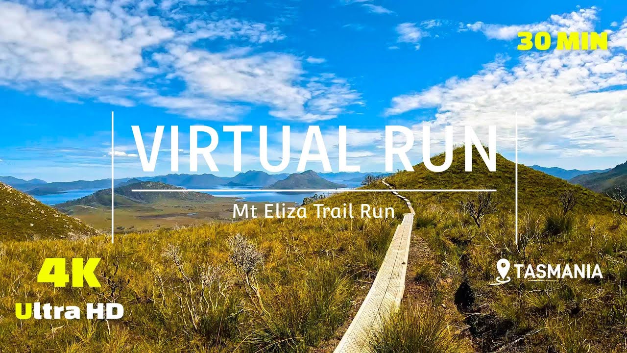 Virtual Run Mt Eliza, Trail Run 4K - Treadmill Workout - Scenery Tasmania
