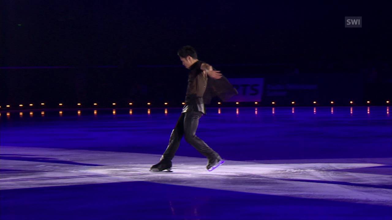 【スイス】高橋大輔、「ラクリモーサ」を厳かに舞う