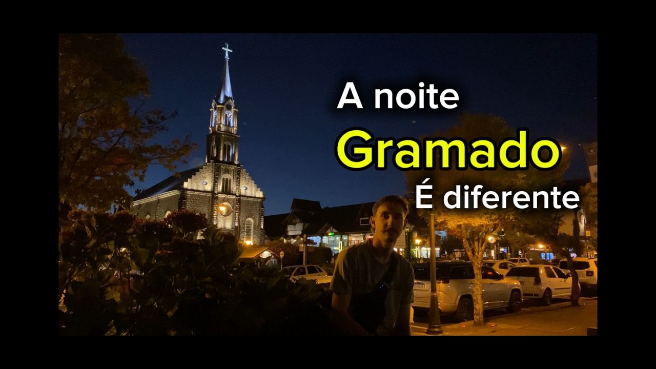 Descobrindo Gramado Depois do Anoitecer | Vlog à Noite