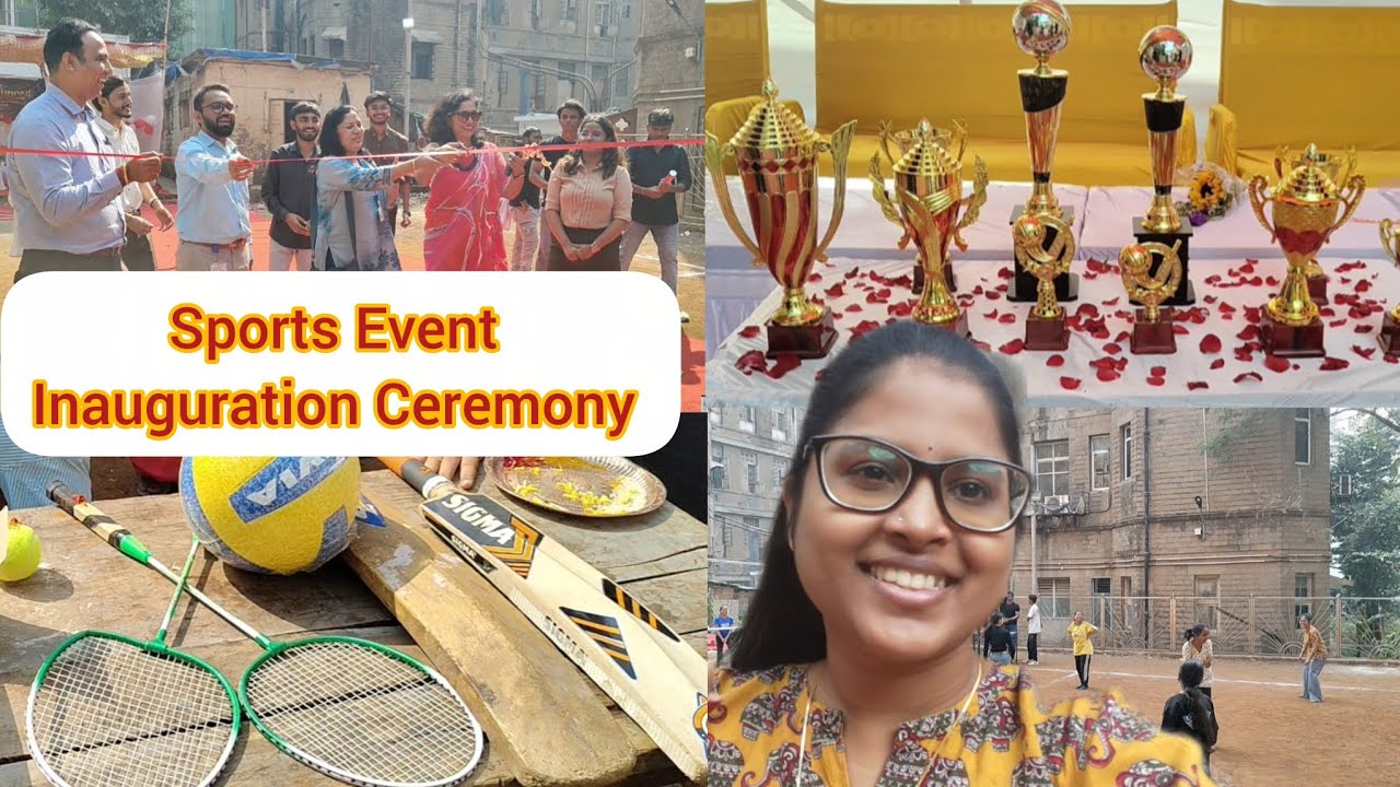 Sports Event Inauguration Ceremony & Volley Ball Match🏈🥳 | Part.1 | Pranali Satpute Vlogs | Vlog.35