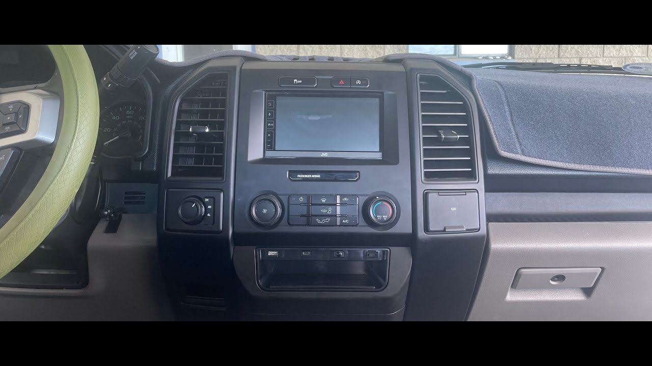 2020 Ford F-150 Radio Upgrade with iDatalink KIT-FTR1 and JVC KW-M785BW